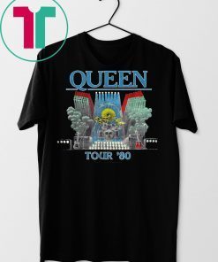 Queen Official Tour 80 T-Shirt for Mens Womens Kids Tee