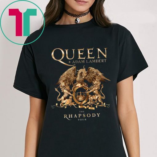Queen and Adam Lambert The Rhapsody Tour 2019 T-Shirt