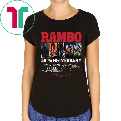 Rambo 38th Anniversary Shirt