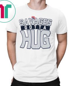 Savages Gotta Hug by Cameron Maybin and Bronx Pinstripes T-Shirt