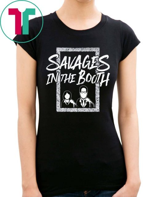 Savages In The Booth Football T-Shirt