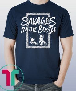 Savages In The Booth Football T-Shirt