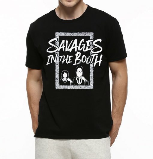 Savages In The Booth Football T-Shirt