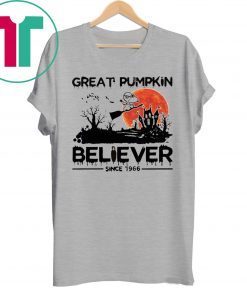 Snoopy Great Pumpkin Believer Since 1966 Shirt