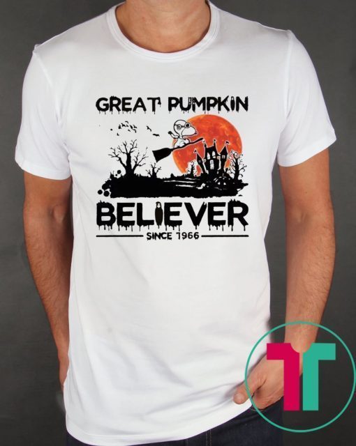 Snoopy Great Pumpkin Believer Since 1966 Shirt