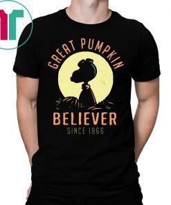 Snoopy Great Pumpkin Believer Since 1966 Halloween Shirt