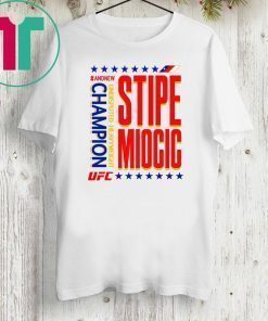 Stipe Miocic #AndNew Heavyweight Champion UFC V-Neck T-Shirt