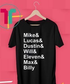 Stranger Things Name List T-Shirt
