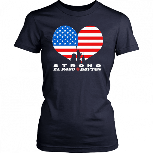 Support El Paso Dayton Strong Shirts USA Flag Premium T-Shirt