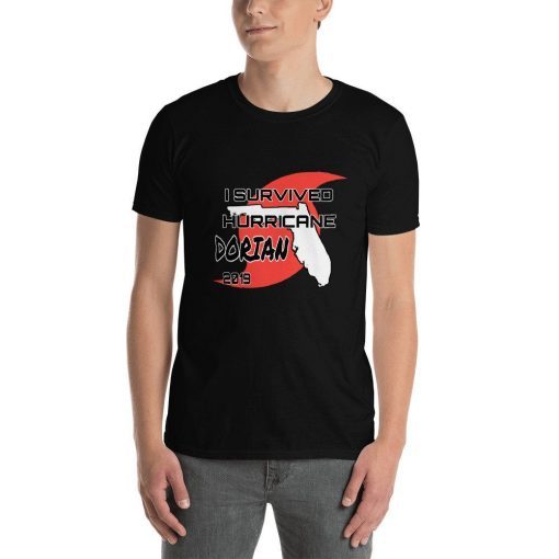 Survived Hurricane DORIAN 2019 Shirt - Florida Storm Rain Lightning Tornado Survival Tee - Short-Sleeve Unisex T-Shirt