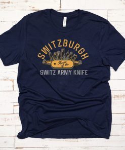 Switzerburgh Home Of The Switz Army Knife Tee Shirt