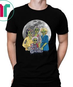 The Golden Ghouls Sunset Vintage Halloween T-Shirt