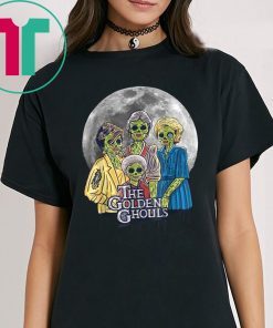 The Golden Ghouls Sunset Vintage Halloween T-Shirt