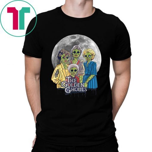 The Golden Ghouls Sunset Vintage Halloween T-Shirt