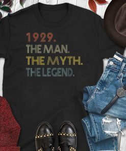 The Myth The Legend 1929 90th Birthday Gifts 90 years old