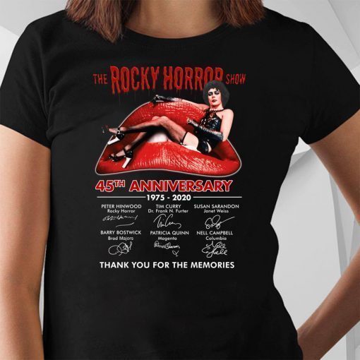 The Rocky Horror Show 45th Anniversary Shirt