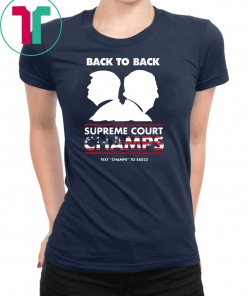 Trump And Mcconnell Back To Back Supreme Court Champs Shirt