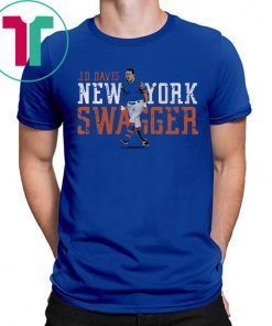 J.D. Davis Shirt New York Swagger, MLBPA Licensed Shirt