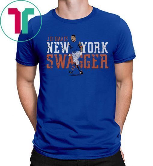 J.D. Davis Shirt New York Swagger, MLBPA Licensed Shirt