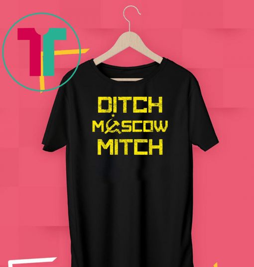 Vintage Ditch Moscow Mitch Funny Anti Trump Russia Soviet T-Shirt Kentucky Democrats Gift T-Shirt