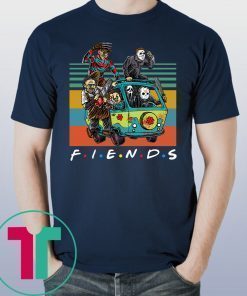 Vintage Friends TV Show Characters Horror Movies Shirt