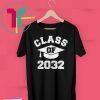 Vintage Kindergarten 2019 Class Of 2032 Apparel Grow With Me T-Shirt