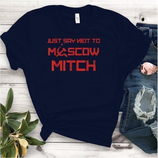 Kentucky Democrats 2020 Gift T-Shirt Vintage Say Neit To Moscow Mitch Anti Trump Russia Soviet T-Shirt