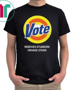 Vote removes stubborn orange stains unisex shirt