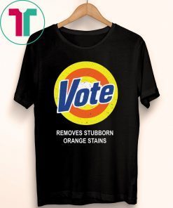 Vote removes stubborn orange stains unisex shirt