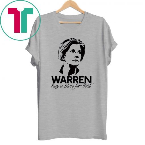 Warren has a plan for that shirt