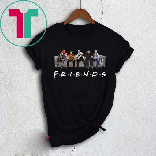 Funny Horror Characters Friends TV Show T-Shirt