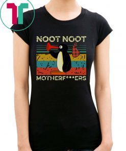 Pingu Noot Noot Motherfucker Vintage T-Shirt for Mens Womens Kids