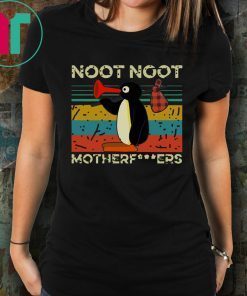 Pingu Noot Noot Motherfucker Vintage T-Shirt for Mens Womens Kids