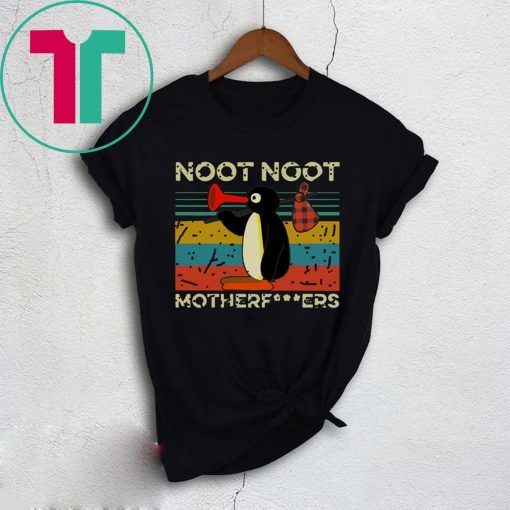 Pingu Noot Noot Motherfucker Vintage T-Shirt for Mens Womens Kids