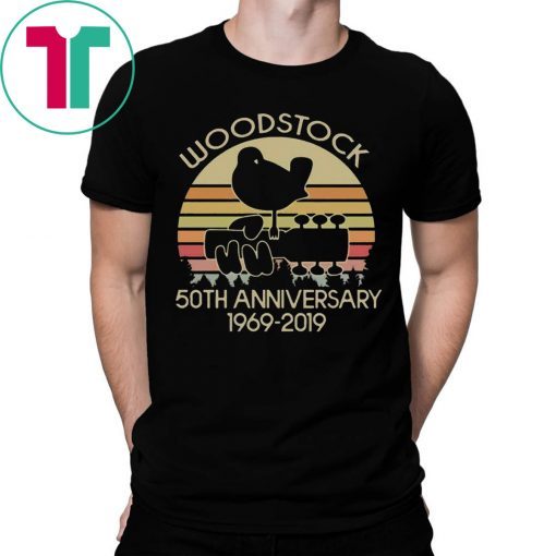 Woodstock 50th Anniversary 1969-2019 Vintage T-Shirt