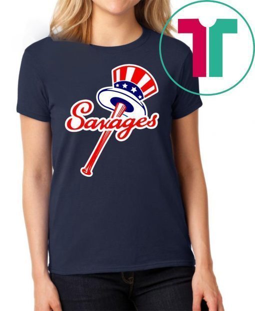 Mens Tommy Kahnle Yankees Savages America 2019 T-Shirt