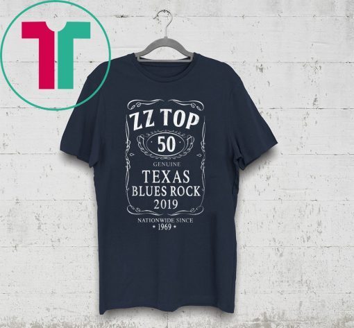 ZZ Top 50 Texas Blues Rock T-Shirt