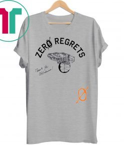 ZerØ Regrets Thank You Honoring Oklahoma T-Shirt
