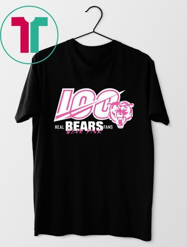 Chicago Bears Unveil 2019 Real Bears Fans Wear Pink Shirts