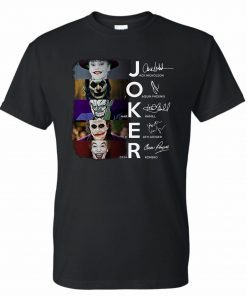 Joker all version signatures 2019 T-Shirt