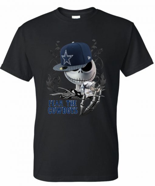 Jack skellington fear the dallas cowboy nfl Classic T-Shirt