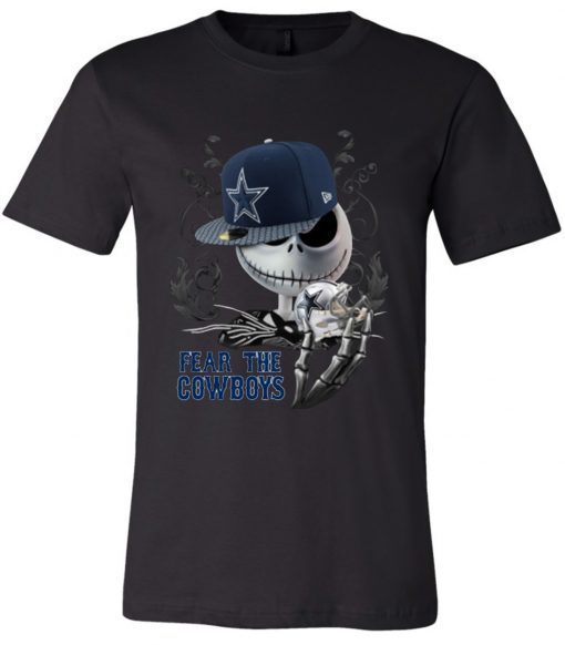 Jack skellington fear the dallas cowboy nfl Classic T-Shirt