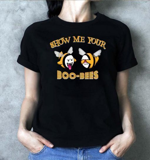 Show Me Your Boo Bees Halloween Tee Shirt