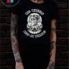 1960 big wheels keep on turning biker skull with crossed pistons shirt