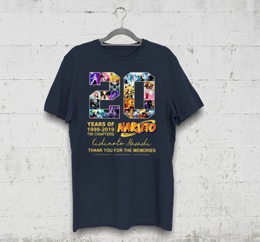 20 Years of Naruto shirt