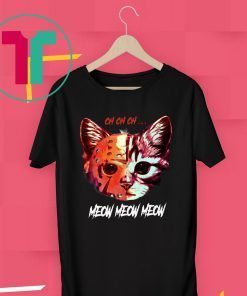 Jason Meowhees Jason Voorhees CH CH CH meow meow Unisex T-Shirt