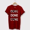 NOT DONE YET SHIRT DERRICK ROSE CLASSIC T-SHIRT