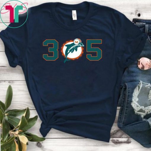305 Miami Dolphins Unisex Tee Shirt