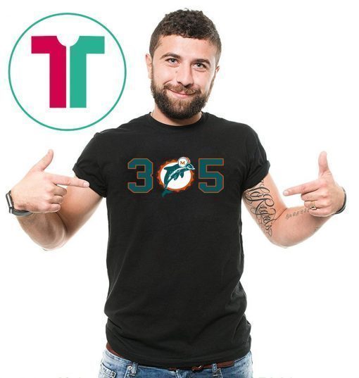 305 Miami Dolphins Unisex Tee Shirt