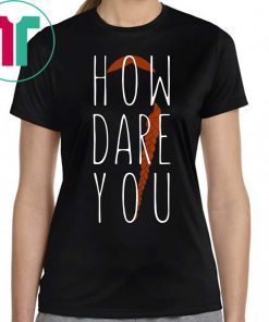 Climate Change How Dare You Environmental Activist Protest T-Shirt